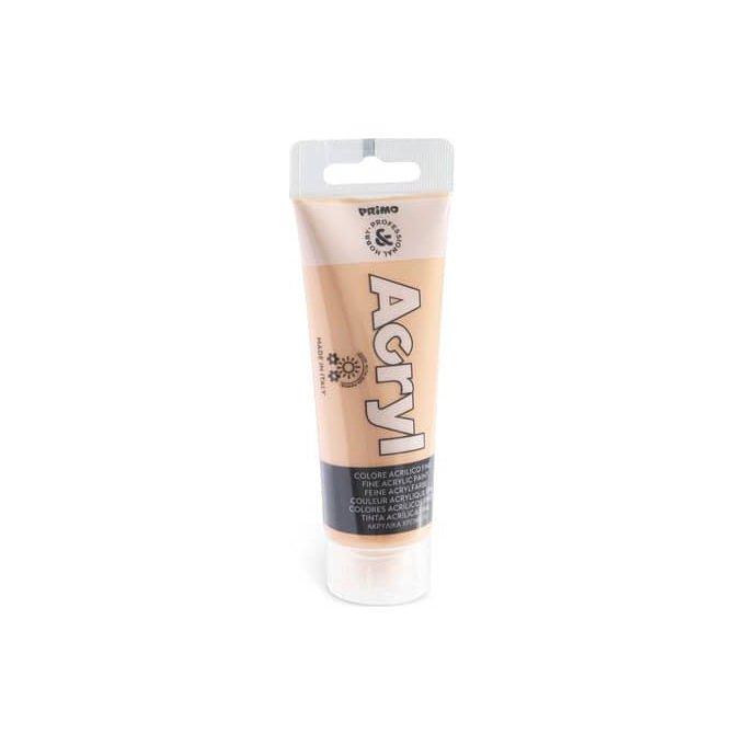 Primo 420TA75331 Hobby Professional Colore Acrilico Fine Opaco Coprente 75 ml colore Rosa Albicocca