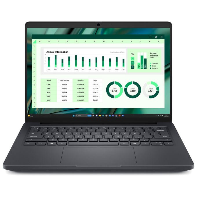 Dell MC14250 Pro Max 14 Workstation mobile Intel Core Ultra 7 265H 32 GB SSD 1 TB NVIDIA RTX PRO 500 Blackwell 14'' Full HD+ Wi-Fi 7 Windows 11 Pro colore Nero