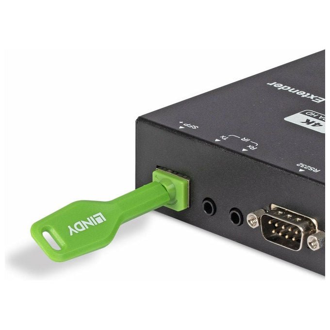 Lindy 47912 Bloccaporte SFP con chiave 10 pz colore Verde