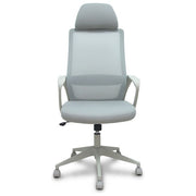 Piqueras y Crespo PRO534 FORÖL Sedia Operativa Ergonomica Schienale a Rete Poggiatesta Regolabile Supporto Lombare 120 Kg colore Grigio