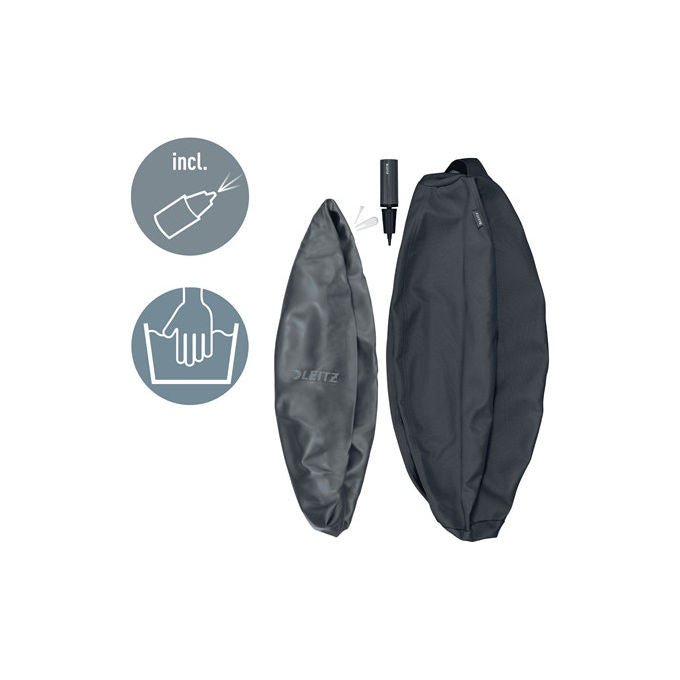 Leitz 65420089 Active Ergo Palla da seduta 65 cm portata 150 Kg funzione anti-rotolamento certificata TÜV colore Grigio