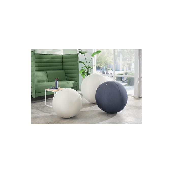 Leitz 65420089 Active Ergo Palla da seduta 65 cm portata 150 Kg funzione anti-rotolamento certificata TÜV colore Grigio