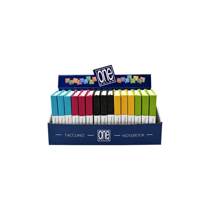 Blasetti 8743 One Color Taccuino A6 Copertina Rigida Eco Pelle 256 facciate 70 g-m² Elastico Segnapagina colore Assortiti