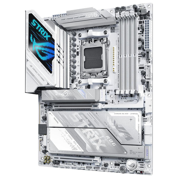 Asus 90MB1P30-M0EAY0 ROG Strix X870E-A Gaming Neo Scheda Madre ATX Socket AM5 DDR5 4x M.2 PCIe 5.0 WiFi 7 USB4 colore Bianco