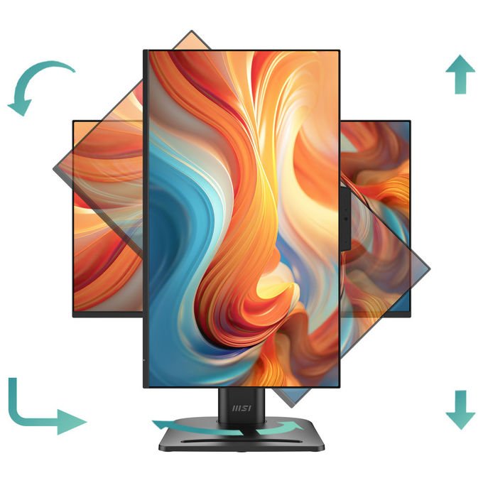 MSI PRO MP245PDG E14 Monitor PC 23.8'' IPS Full HD 1920x1080 144Hz 4ms USB-C Docking 98W VESA colore Nero