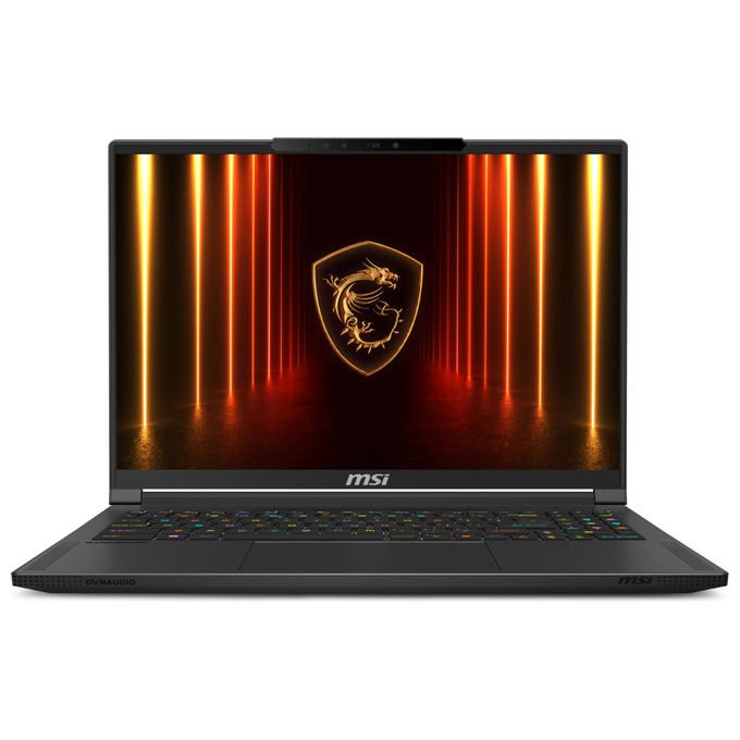 MSI 9S7-15F515-022 Stealth 16 AI Notebook Gaming 16'' QHD+ OLED 240Hz Intel Core Ultra 7 255H RTX 5060 8GB 32GB DDR5 1TB SSD Wi-Fi 7 Win 11 Home colore Nero