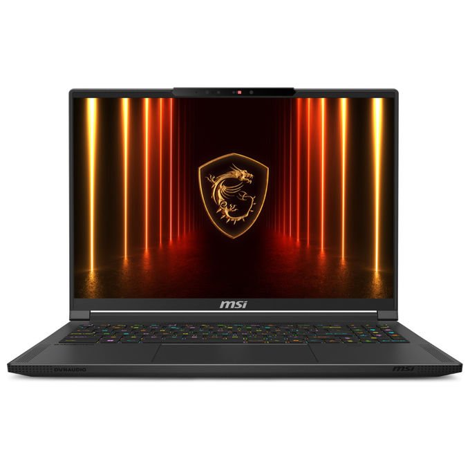 MSI 9S7-15F515-022 Stealth 16 AI Notebook Gaming 16'' QHD+ OLED 240Hz Intel Core Ultra 7 255H RTX 5060 8GB 32GB DDR5 1TB SSD Wi-Fi 7 Win 11 Home colore Nero