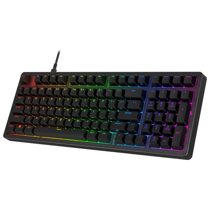 HyperX B4QS4AA Origins 2 1800 Tastiera Gaming Meccanica Switch Red USB-C Polling 8000 Hz RGB colore Nero