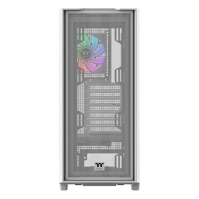 Thermaltake CA-11K-00M6WN-00 S380 TG ARGB Case PC Midi Tower ATX EATX micro ATX Mini-ITX Vetro Temperato Gaming colore Nero Bianco