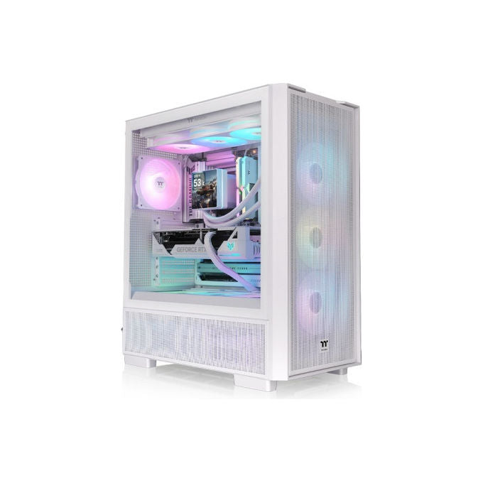 Thermaltake CA-11K-00M6WN-00 S380 TG ARGB Case PC Midi Tower ATX EATX micro ATX Mini-ITX Vetro Temperato Gaming colore Nero Bianco