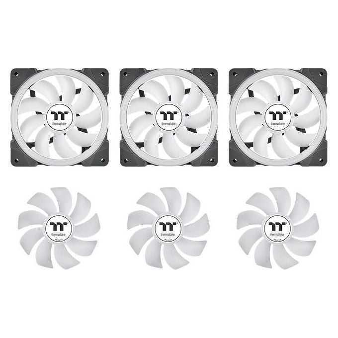 Thermaltake CL-W432-PL12SW-A MAGFloe 360 Ultra Raffreddatore a Liquido AIO 3 Ventole 120mm ARGB Display TFT 3,95'' PWM 500 2000 rpm 355W colore Nero