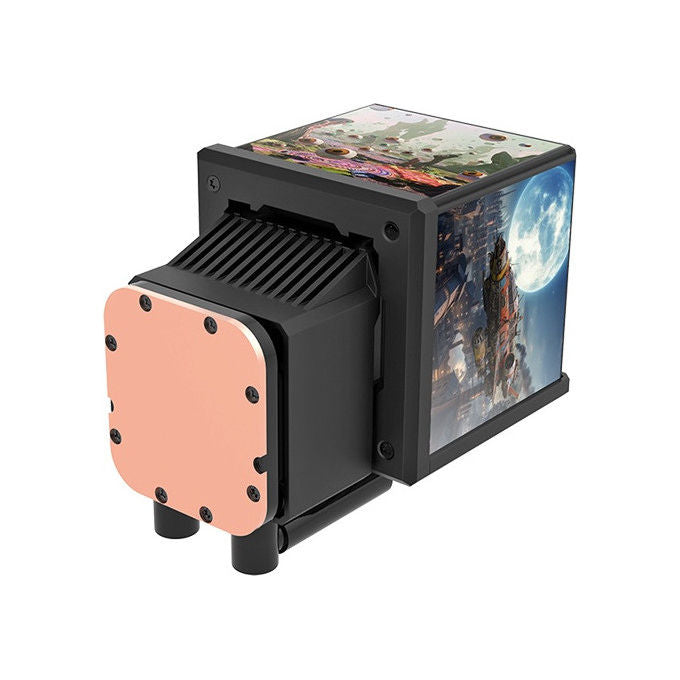 Thermaltake CL-W481-PL12SW-A MINECUBE 360 Ultra Dissipatore a Liquido AIO 3 ventole 12 cm 2000 rpm 32,5 dB colore Nero