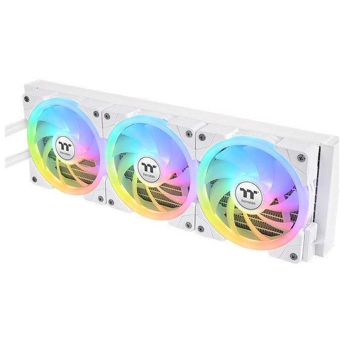 Thermaltake CL-W482-PL12SW-A MINECUBE 360 Ultra Raffreddatore Liquido AIO 360mm 3 Ventole 120mm ARGB colore Bianco