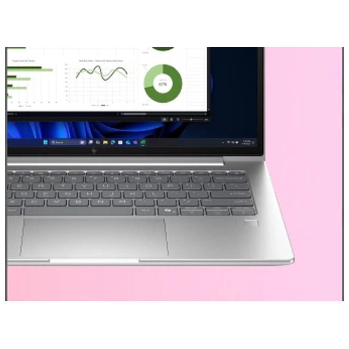 HP D76K6ET EliteBook 6 G1i Notebook AI PC 14'' Intel Core Ultra 5 235U 16 GB DDR5 512 GB SSD NVMe Wi-Fi 6E Windows 11 Pro colore Argento