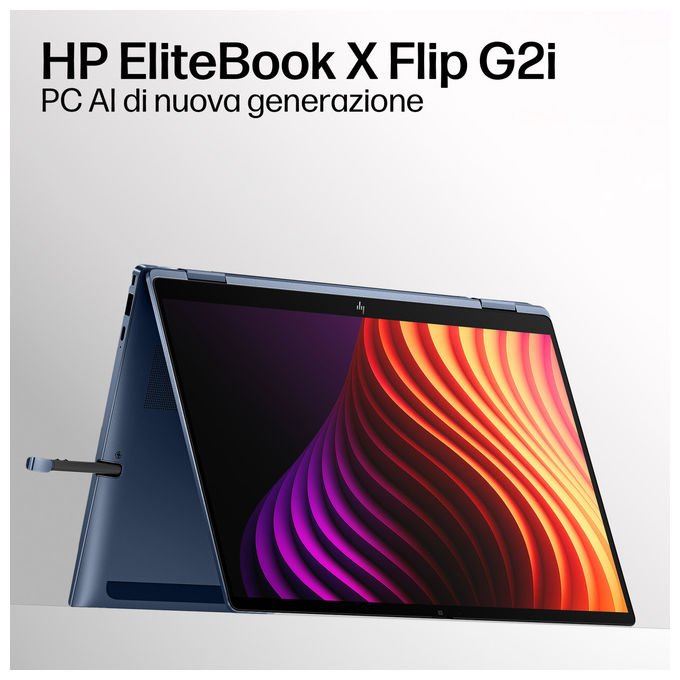 HP D87WZAT EliteBook X Flip G2i Notebook 2 in 1 14'' Intel Core Ultra 5 325 16 GB 512 GB SSD Wi-Fi 7 Windows 11 Pro colore Blu