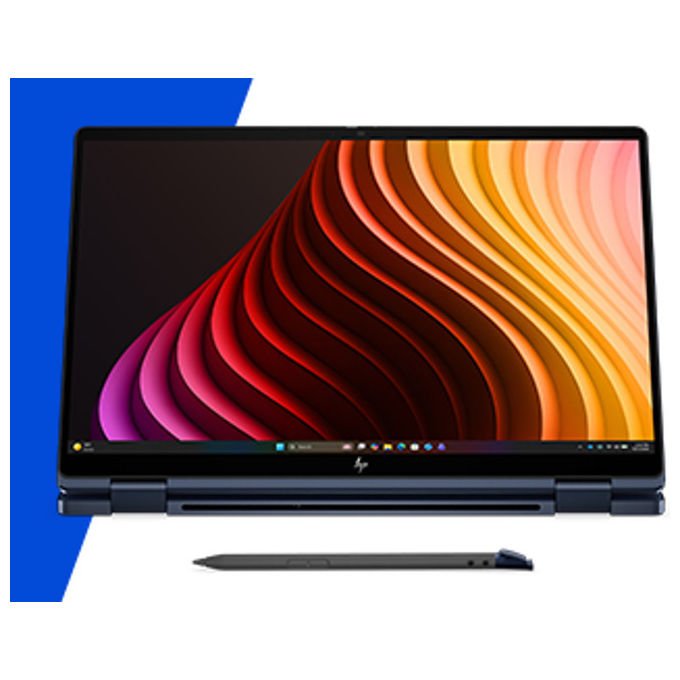 HP D87WZAT EliteBook X Flip G2i Notebook 2 in 1 14'' Intel Core Ultra 5 325 16 GB 512 GB SSD Wi-Fi 7 Windows 11 Pro colore Blu