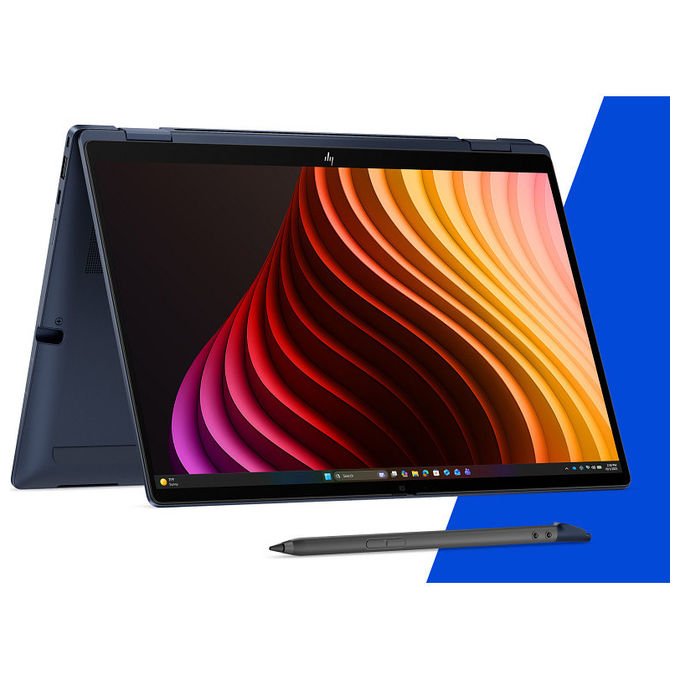 HP D87WZAT EliteBook X Flip G2i Notebook 2 in 1 14'' Intel Core Ultra 5 325 16 GB 512 GB SSD Wi-Fi 7 Windows 11 Pro colore Blu
