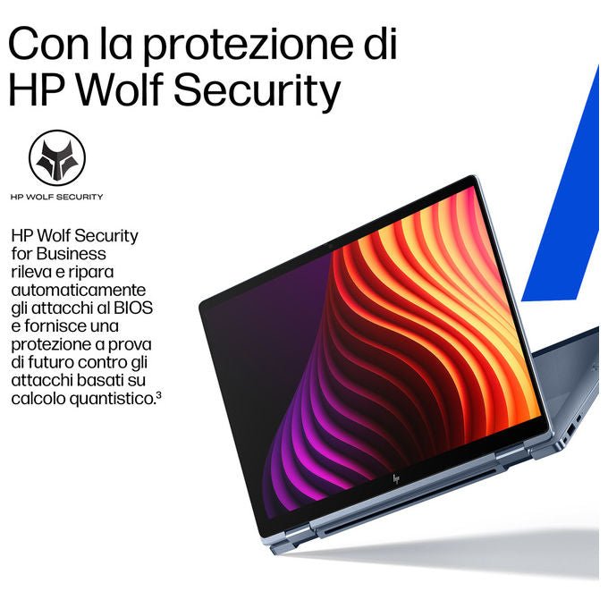 HP D87WZAT EliteBook X Flip G2i Notebook 2 in 1 14'' Intel Core Ultra 5 325 16 GB 512 GB SSD Wi-Fi 7 Windows 11 Pro colore Blu