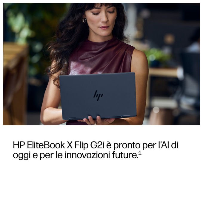 HP D87WZAT EliteBook X Flip G2i Notebook 2 in 1 14'' Intel Core Ultra 5 325 16 GB 512 GB SSD Wi-Fi 7 Windows 11 Pro colore Blu