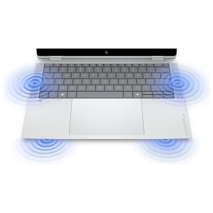 HP D87ZSAT EliteBook X Flip G2i Notebook 2 in 1 14'' Intel Core Ultra 5 325 16 GB RAM 512 GB SSD NVMe Wi-Fi 7 Windows 11 Pro colore Argento