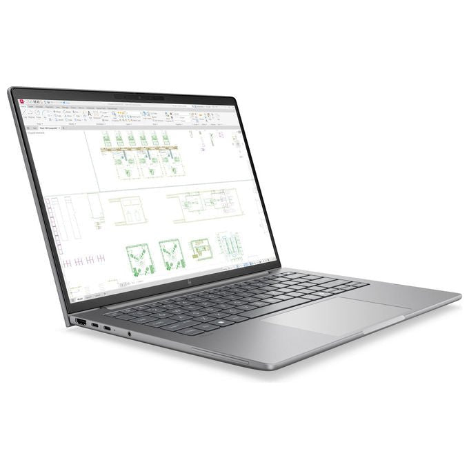 HP DK1M0ET Laptop Copilot+ Intel Core Ultra 7 14 pollici WUXGA 24 GB DDR5 512 GB SSD Windows 11 Pro colore Argento