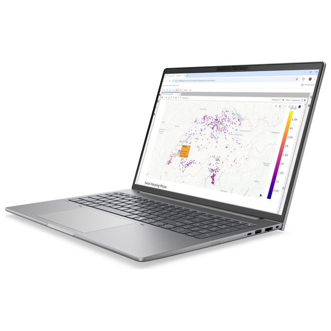 HP DK1M5ET ZBook 8 Laptop 16'' AMD Ryzen AI 7 PRO 24 GB DDR5 1 TB SSD AMD Radeon 860M Wi-Fi 7 Windows 11 Pro colore Argento