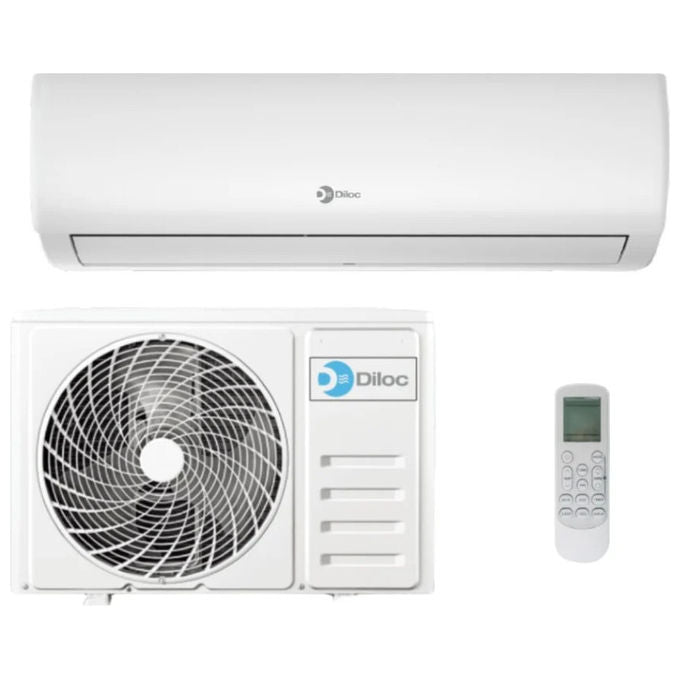 Diloc DL-MATT12 Matt Condizionatore fisso Monosplit Inverter DC 12000 BTU Classe A+++ 23 dB WiFi Integrato Pompa di Calore