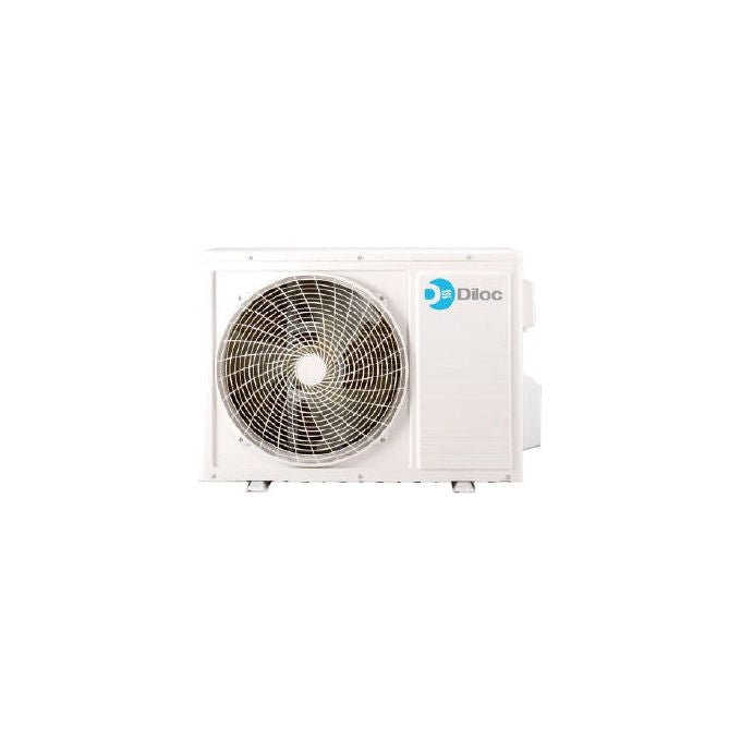 Diloc D.MIAMI118+D.MIAMI18 Condizionatore fisso Monosplit Inverter 18000 BTU Classe A++ A+++ 31 dB WiFi colore Argento Bianco