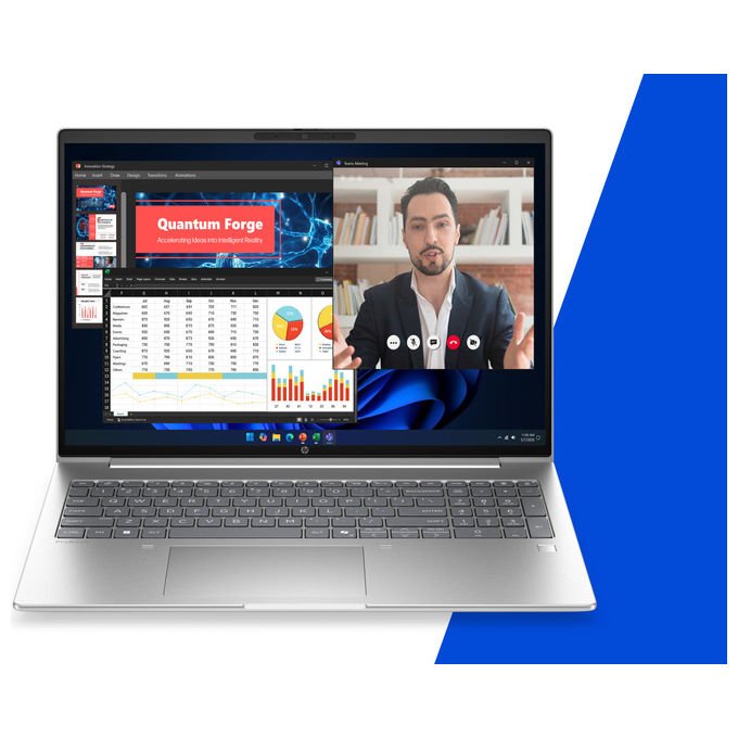 HP DL5M8AT ProBook 4 G2a Notebook 16 pollici AMD Ryzen AI 5 430 24GB DDR5 512GB SSD Wi-Fi 7 Windows 11 Pro colore Argento