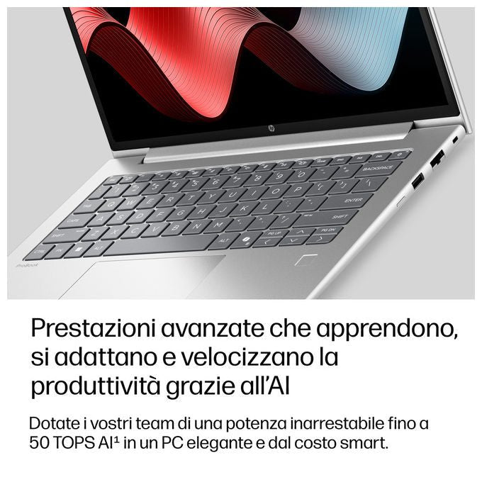 HP DL5N1AT#ABZ ProBook 4 G2a Notebook 14 pollici AMD Ryzen AI 7 32 GB DDR5 1 TB SSD Wi-Fi 7 Windows 11 Pro colore Argento