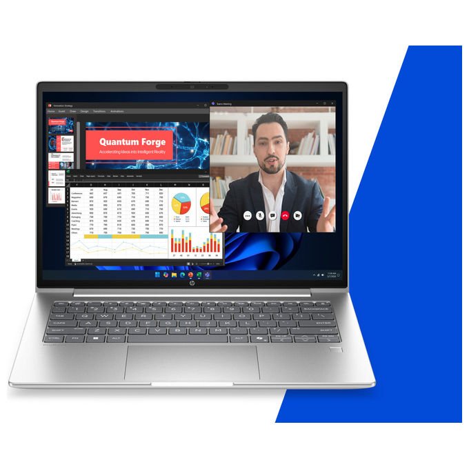 HP DL5N6AT ProBook 4 G2a Next Gen AI PC Notebook 14'' AMD Ryzen AI 5 430 24 GB DDR5 512 GB SSD NVMe Wi-Fi 7 Windows 11 Pro colore Argento