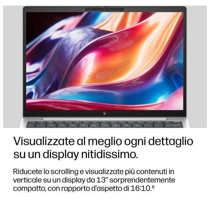 HP DL5Q0AT EliteBook 8 G2i Notebook 13.3 '' Intel Core Ultra 7 32 GB SSD 1 TB Wi-Fi 7 Windows 11 Pro colore Argento