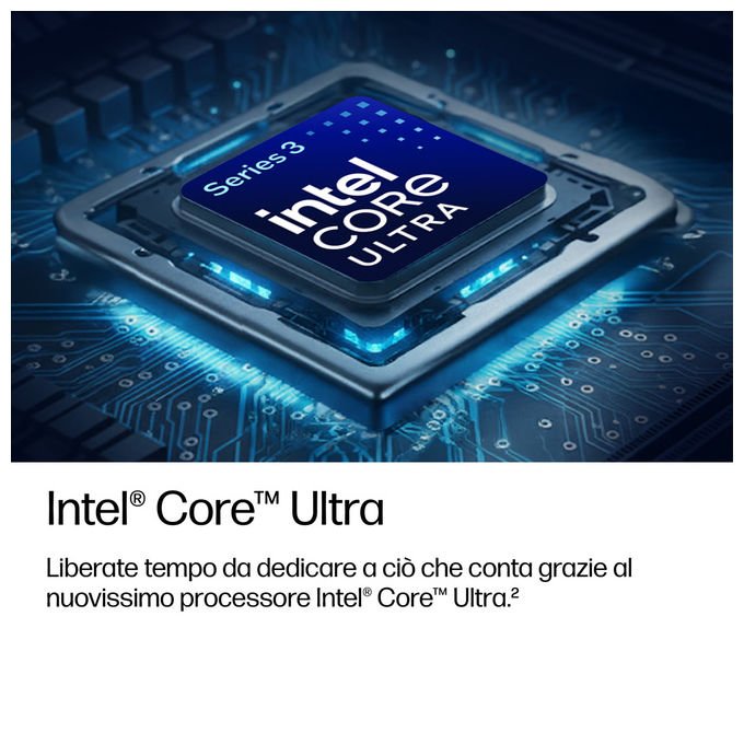 HP DL5R3AT EliteBook 6 G2i Notebook 14'' Intel Core Ultra 7 355 24 GB DDR5 512 GB SSD NVMe Wi-Fi 7 Windows 11 Pro colore Argento