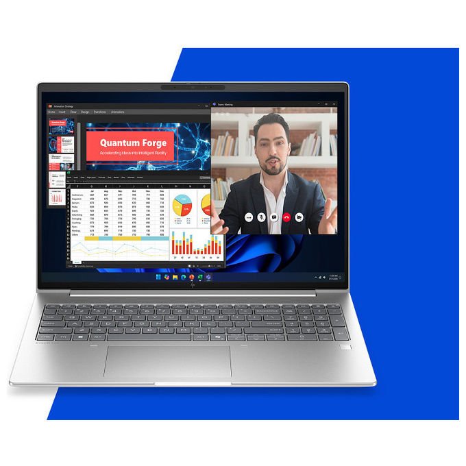HP DL5R7AT EliteBook 6 G2a Notebook Business 16 Inch AMD Ryzen AI 7 16 GB DDR5 512 GB SSD Wi-Fi 7 Windows 11 Pro colore Argento
