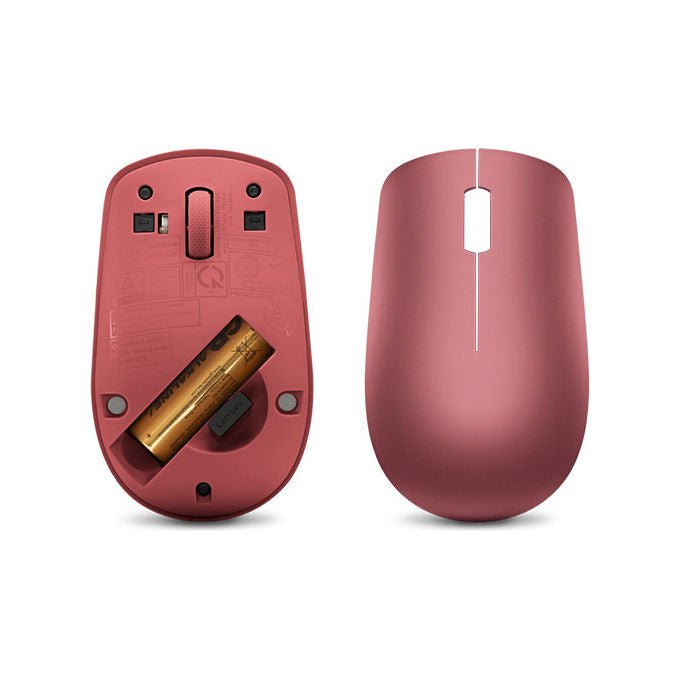 Lenovo GY50Z18990 530 Mouse Wireless RF Ottico Ambidestro 1200 DPI Nano USB colore Rosso