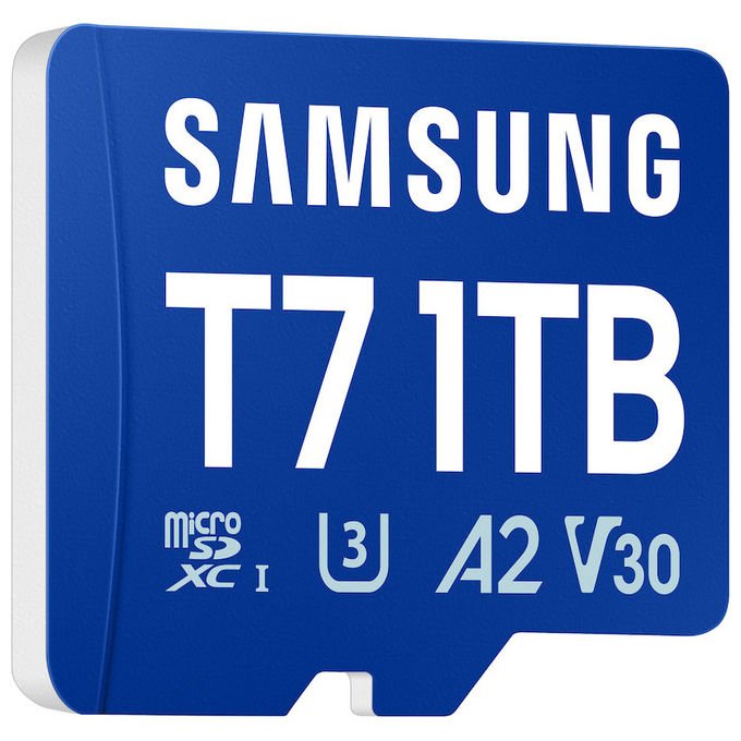 Samsung MB-MB1T0T-WW T7 Scheda microSDXC 1 TB UHS-I U3 V30 A2 170 MB-s colore Blu