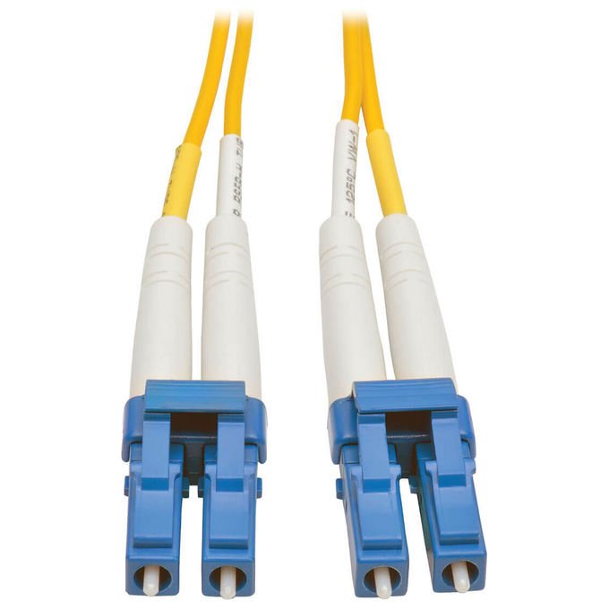 Tripp Lite N370-01M Cavo Patch Fibra Ottica Monomodale Duplex 9-125 µm LC ST OFNR 1 m colore Giallo