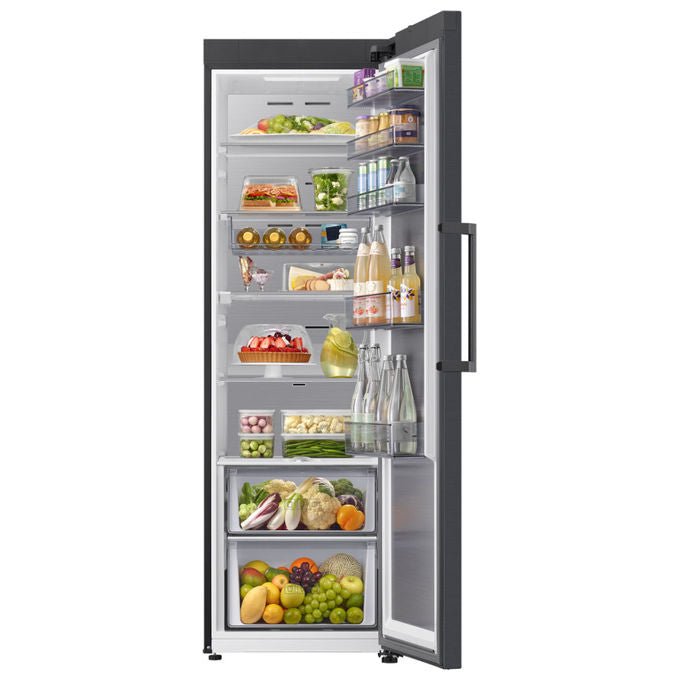 Samsung RR70H39CCFEF Frigorifero Monoporta 387 L 185,8 cm Classe C 35 dB No Frost+ Wi-Fi SpaceMax colore Nero
