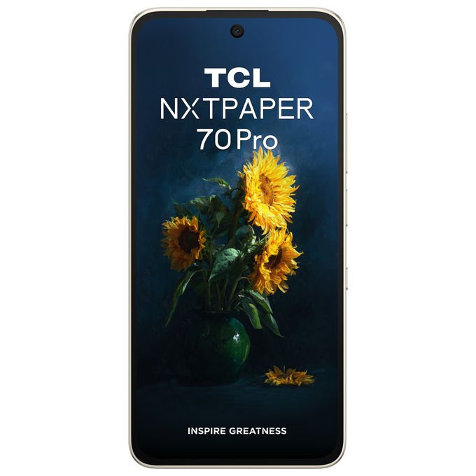 TCL T807D-2BLCA112 NXTPAPER 70 Pro Smartphone 5G 6.9'' 8 GB RAM 512 GB Android 16 Doppia SIM IP68 colore Oro