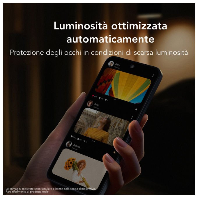 TCL T807D-2BLCA112 NXTPAPER 70 Pro Smartphone 5G 6.9'' 8 GB RAM 512 GB Android 16 Doppia SIM IP68 colore Oro