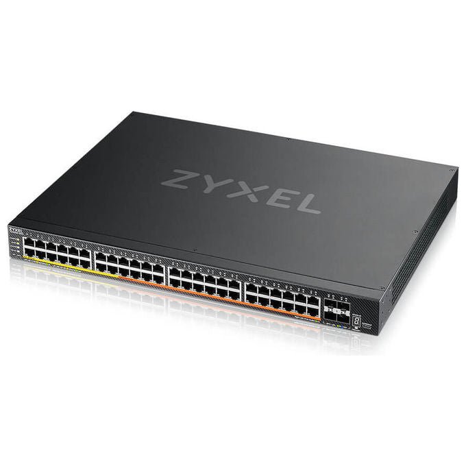 Zyxel XMG2230-52HP Switch Gestito L2-L3 48 porte 2.5G PoE++ 4 SFP+ 10G 2400W colore Nero