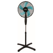 Termozeta TZWZ02PLUSN Windzeta Plus Ventilatore a piantana 5 pale 3 velocita' 40W oscillazione automatica colore Nero