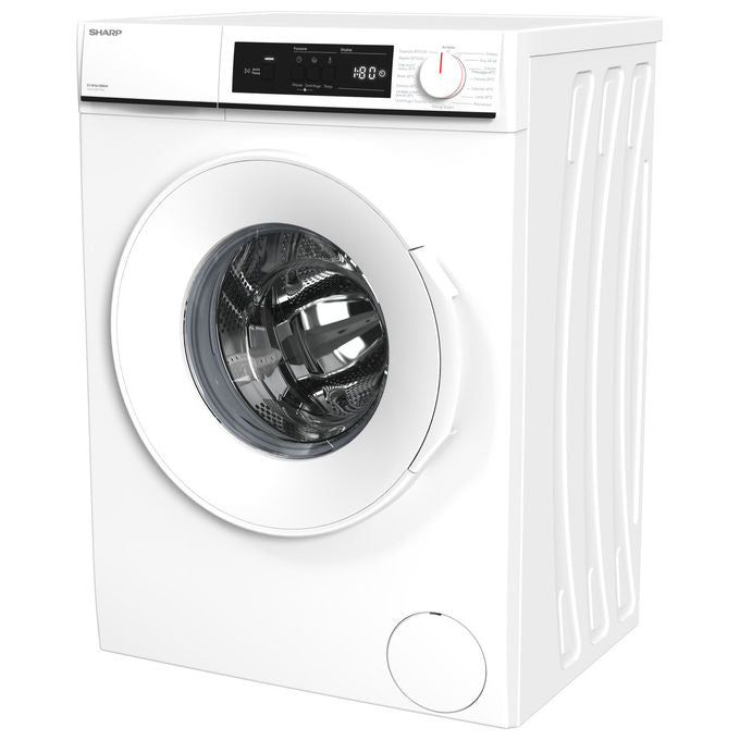 Sharp ES-NFA612BWNA Lavatrice Frontale 6 Kg 1400 rpm Classe A Motore Inverter Allergy Smart 15 programmi (84.5x59.7x49.7 cm) colore Bianco