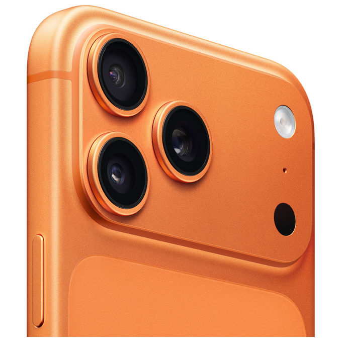 Apple MFYN4QL-A iPhone 17 Pro Max Smartphone 256GB 5G Display 6.9'' OLED A19 Pro Tripla Fotocamera 48MP colore Arancione Cosmico