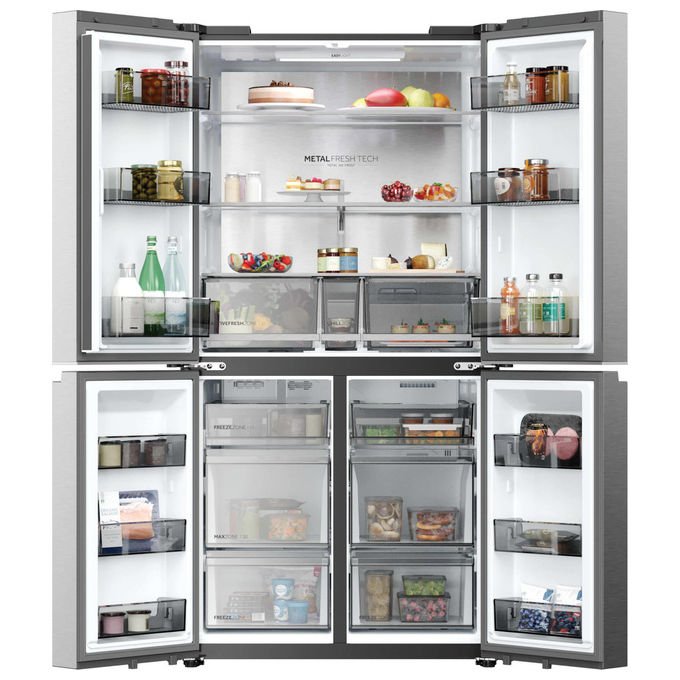 Haier HCR59F18DNMM Frigorifero Multi Porta 706 L 182 cm Classe D 35 dB No Frost colore Acciaio Inox