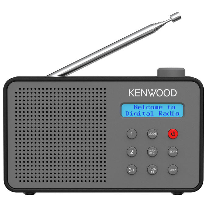 Kenwood CR-M25DAB-W Radiosveglia DAB+ FM Bluetooth 5.3 Dual Alarm ASA 30 Preset Batteria Li-Ion USB-C Jack 3,5 mm colore Bianco
