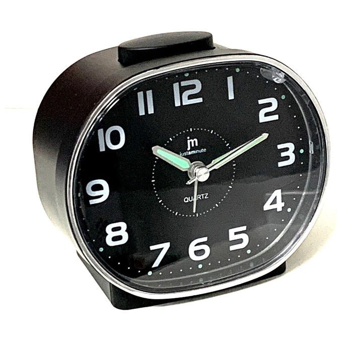 Lowell JA-7119N Sveglia Analogica da Tavolo Snooze Luce colore Nero
