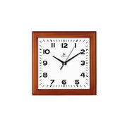 Lowell 21038C Design Orologio da Parete legno di ciliegio movimento al quarzo 30x30 cm colore Marrone