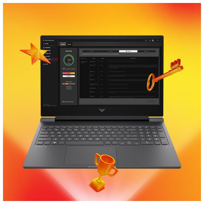 HP VICTUS16-R0028NL Victus Notebook Gaming 16.1'' Intel Core i7-13620H 16 GB DDR5 1 TB SSD NVIDIA GeForce RTX 4070 Wi-Fi 6 Windows 11 Home colore Nero