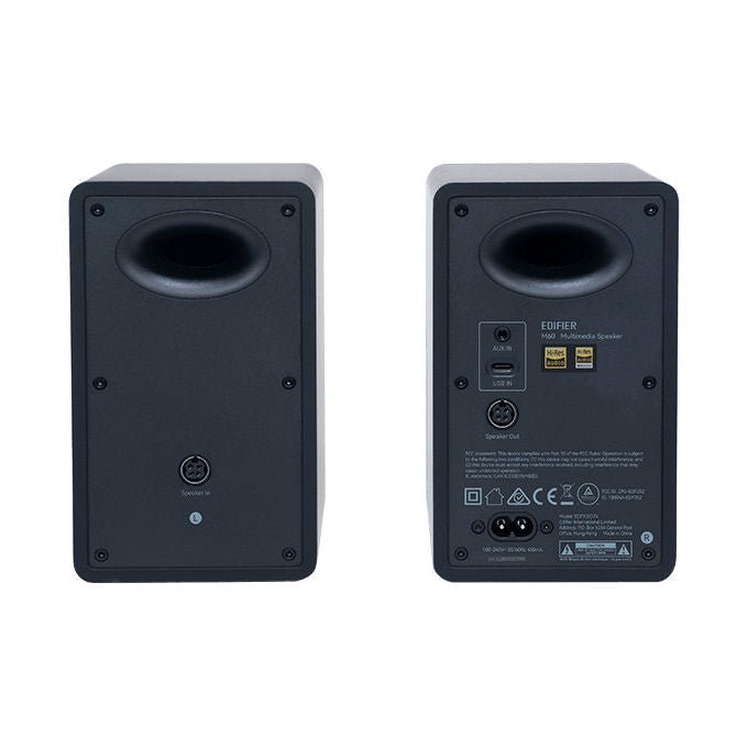 Edifier M60 Diffusori Attivi Desktop 2.0 66 W Bluetooth 5.3 LDAC Hi-Res Audio colore Nero